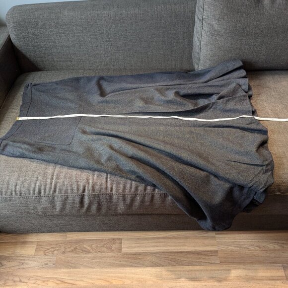 Vintage Handwoven Irish Tweed Maxi Pleated Skirt - Picture 9 of 11